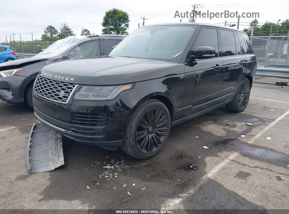 SALGS2SV3KA546424 2019 LAND ROVER RANGE ROVER Черный Передняя левая четверть