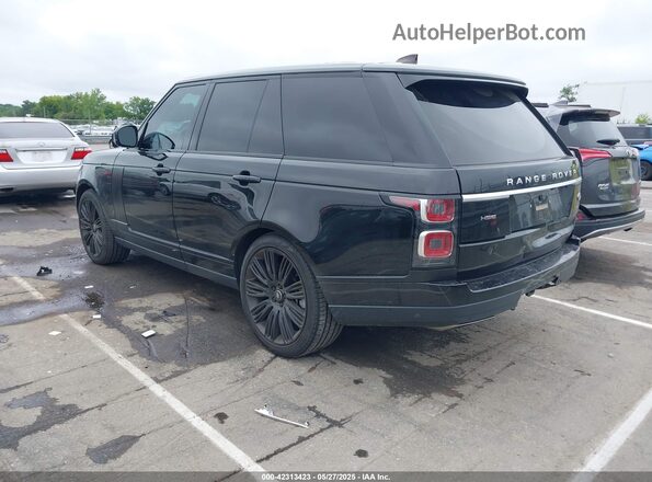 SALGS2SV3KA546424 2019 LAND ROVER RANGE ROVER Черный Задняя левая четверть