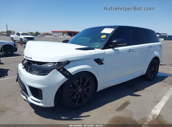 SALWS2RU3NA216568 2022 LAND ROVER RANGE ROVER SPORT Белый Передняя левая четверть