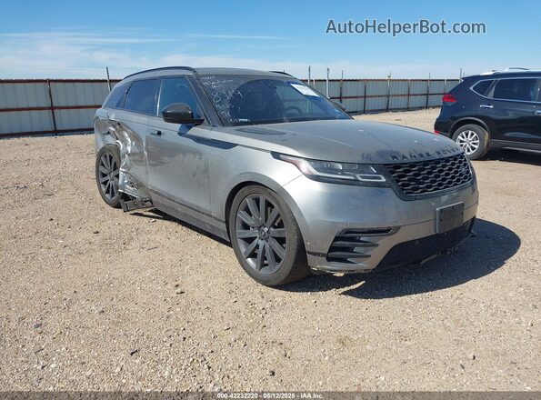 SALYL2FVXKA218719 2019 LAND ROVER RANGE ROVER VELAR Серый Передняя правая четверть