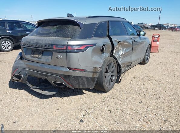 SALYL2FVXKA218719 2019 LAND ROVER RANGE ROVER VELAR Серый Задняя правая четверть