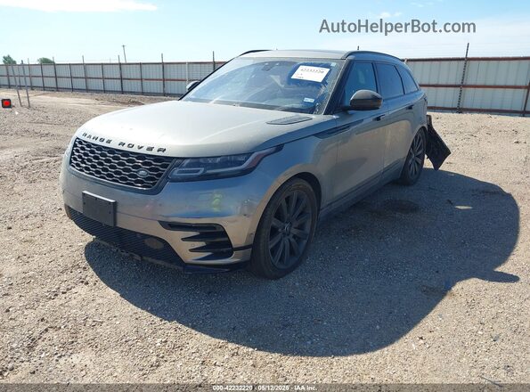 SALYL2FVXKA218719 2019 LAND ROVER RANGE ROVER VELAR Серый Передняя левая четверть