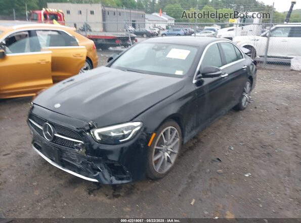 W1KZF8EBXPB187539 2023 MERCEDES-BENZ E-CLASS Черный Передняя левая четверть