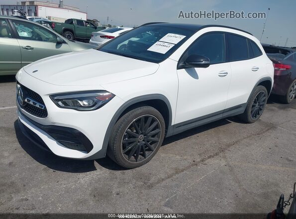 W1N4N4GB4MJ167939 2021 MERCEDES-BENZ GLA 250 Белый Передняя левая четверть