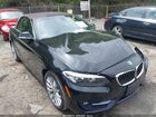 2016 Bmw 228i Xdrive Black vin: WBA1L9C58GV767841