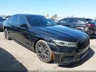 2022 Bmw 740 I Черный vin: WBA7T2C07NCJ65222
