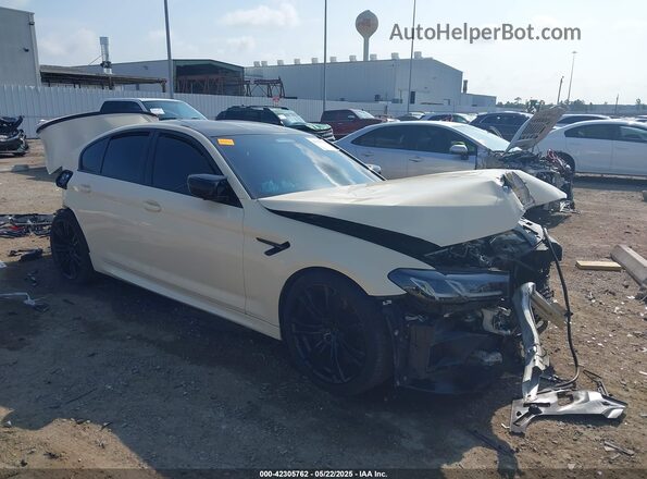 WBS83CH04MCF63178 2021 BMW M5 Серый Передняя правая четверть