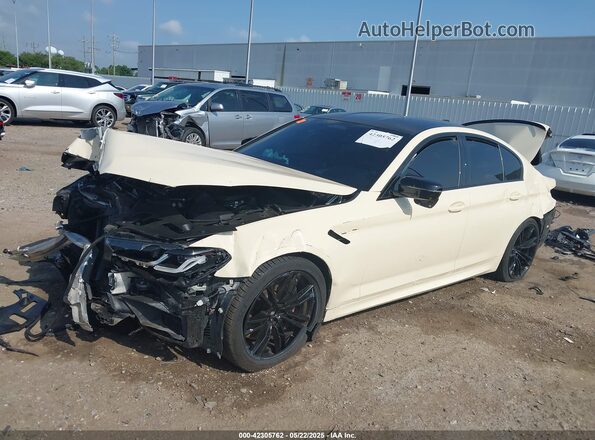 WBS83CH04MCF63178 2021 BMW M5 Серый Передняя левая четверть
