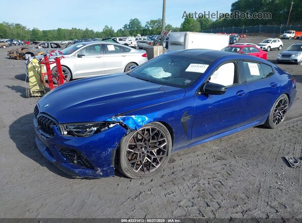 WBSGV0C0XRCN44778 2024 BMW M8 Blue Przód lewy