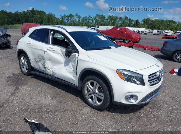 WDCTG4EB6KU009401 2019 MERCEDES-BENZ GLA 250 White Przód prawy