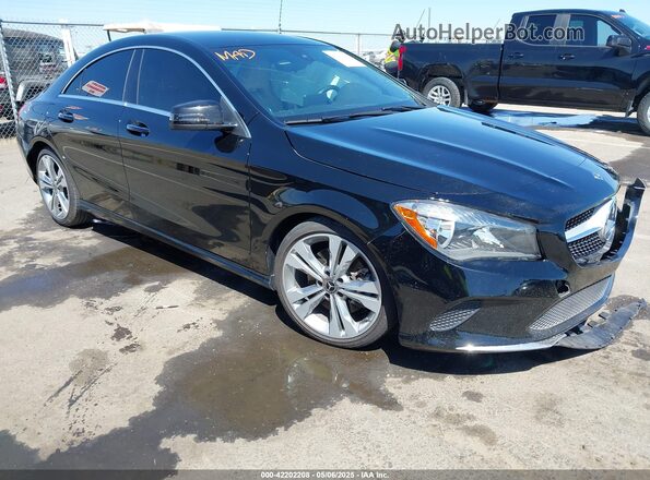 WDDSJ4EB9JN537922 2018 MERCEDES-BENZ CLA 250 Черный Передняя правая четверть