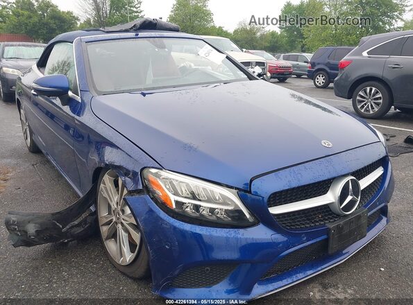 WDDWK8EB0LF951514 2020 MERCEDES-BENZ C Blue Przód prawy