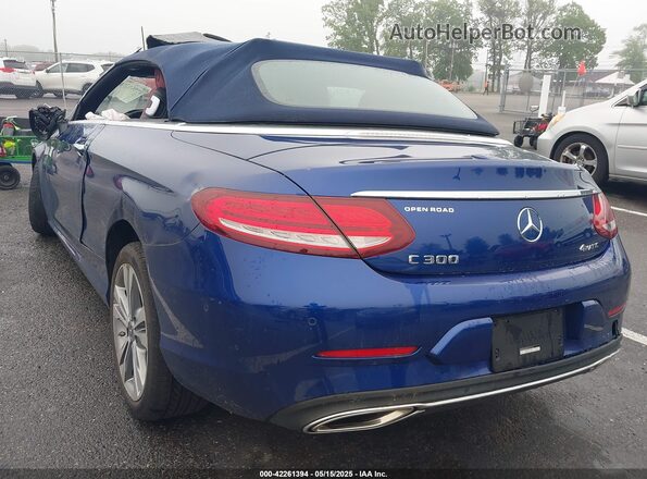 WDDWK8EB0LF951514 2020 MERCEDES-BENZ C Blue Tył lewy