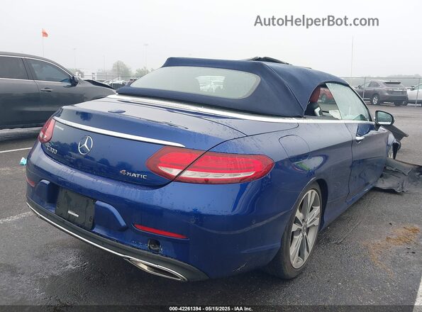 WDDWK8EB0LF951514 2020 MERCEDES-BENZ C Blue Tył prawy