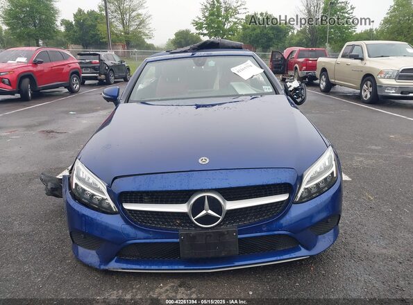WDDWK8EB0LF951514 2020 MERCEDES-BENZ C Blue Widok zestawu wskaźników