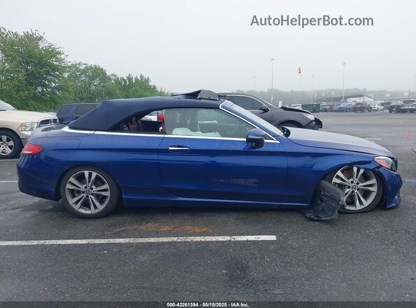 WDDWK8EB0LF951514 2020 MERCEDES-BENZ C Blue Widok wnętrza z tyłu