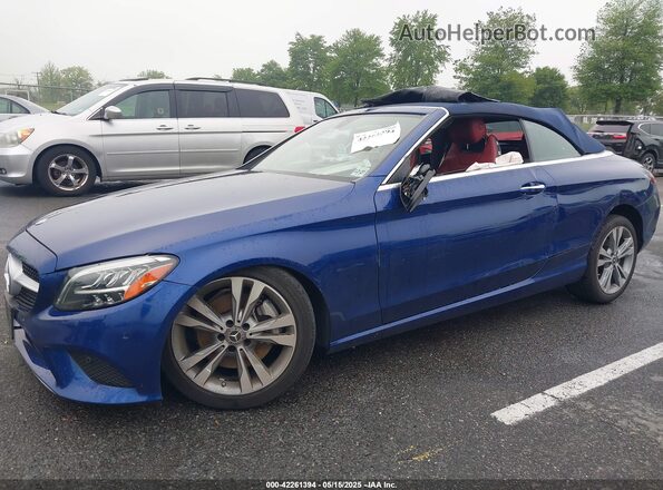 WDDWK8EB0LF951514 2020 MERCEDES-BENZ C Blue Widok z przodu
