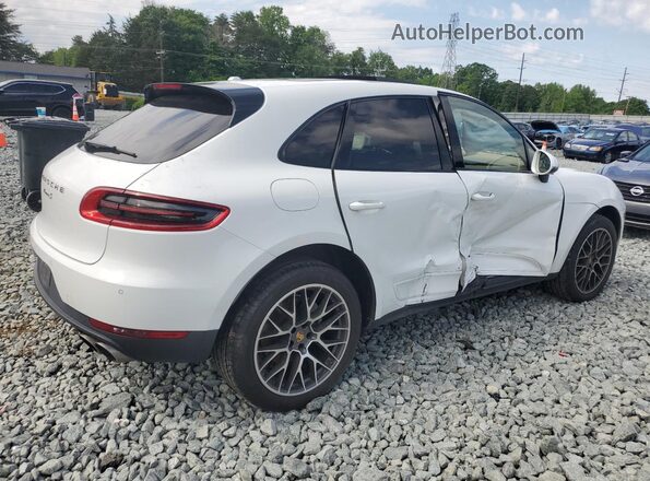 WP1AB2A58GLB55617 2016 PORSCHE MACAN Белый Задняя правая четверть