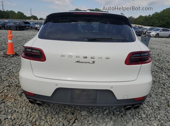 WP1AB2A58GLB55617 2016 PORSCHE MACAN Белый Вид сзади