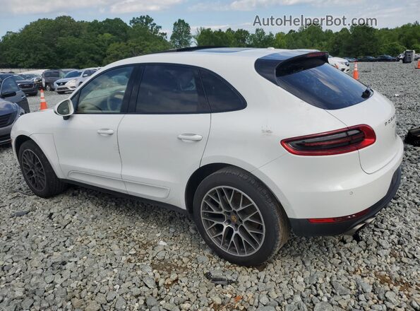 WP1AB2A58GLB55617 2016 PORSCHE MACAN Белый Задняя левая четверть