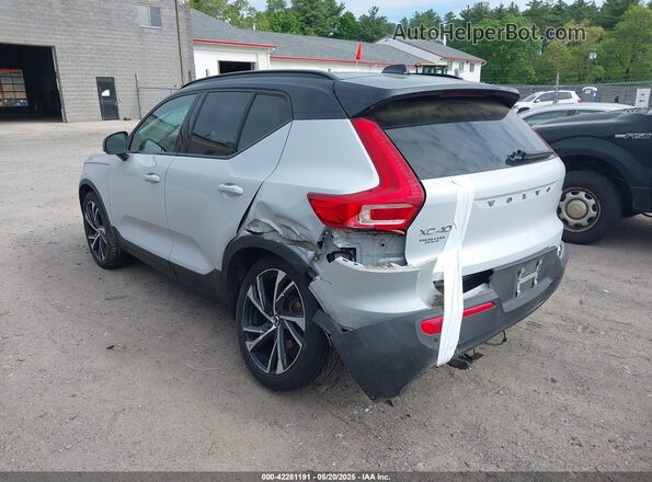 YV4162UM4M2397599 2021 VOLVO XC40 Gray Trasero izquierdo