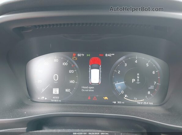 YV4162UM4M2397599 2021 VOLVO XC40 Gray Vista de los asientos traseros