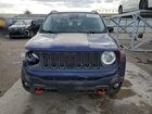 2017 Jeep Renegade Trailhawk Синий vin: ZACCJBCB8HPF15417