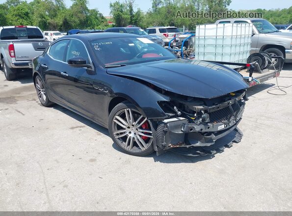 ZAM57YTM4NX394434 2022 MASERATI GHIBLI Black წინა მარჯვენა