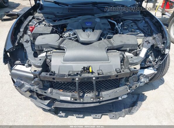 ZAM57YTM4NX394434 2022 MASERATI GHIBLI Black უკანა ხედი
