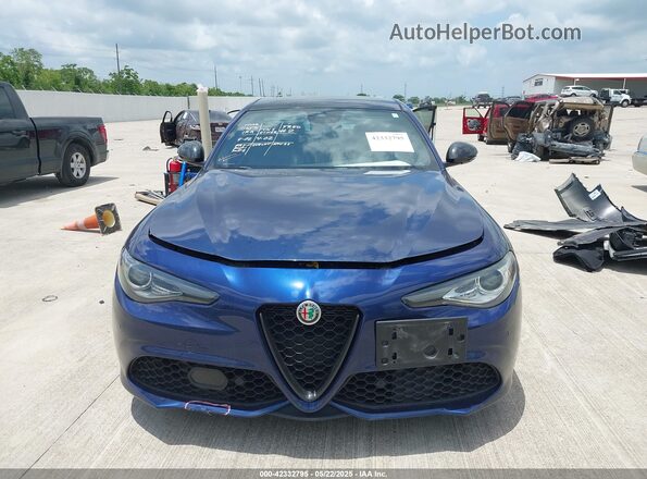 ZARFAMBN4M7648578 2021 ALFA ROMEO GIULIA Синий Вид щитка приборов