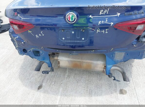 ZARFAMBN4M7648578 2021 ALFA ROMEO GIULIA Синий 