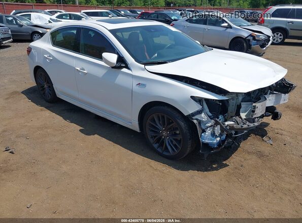 19UDE2F85NA005421 2022 ACURA ILX White Delantero derecho