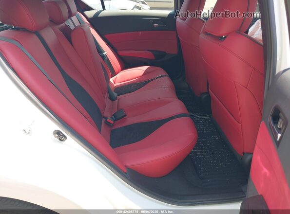 19UDE2F85NA005421 2022 ACURA ILX White Vista de la etiqueta del VIN