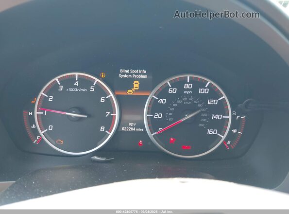 19UDE2F85NA005421 2022 ACURA ILX White Vista de los asientos traseros