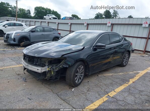 19UUB1F5XLA012466 2020 ACURA TLX Черный Передняя левая четверть