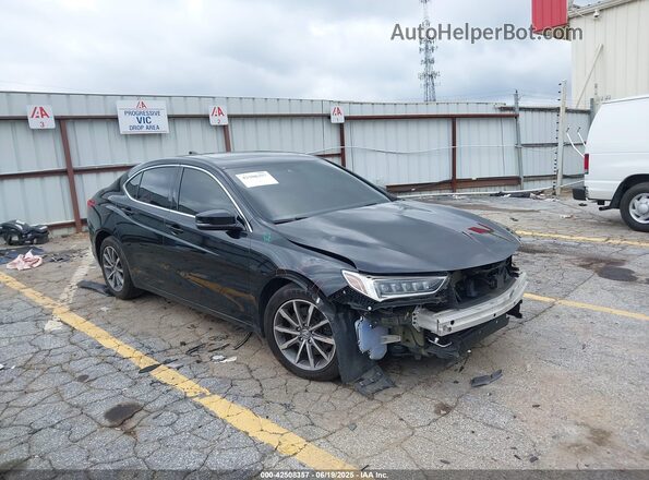 19UUB1F5XLA012466 2020 ACURA TLX Черный Передняя правая четверть