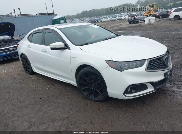 19UUB1F60LA011710 2020 ACURA TLX Белый Передняя правая четверть