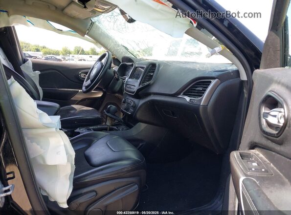 1C4PJLLB5LD652734 2020 JEEP CHEROKEE Black Вид салону спереду