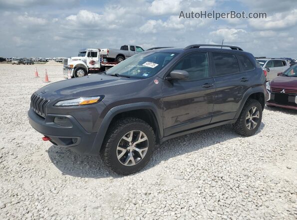 1C4PJMBX9JD609465 2018 JEEP CHEROKEE Угольный Передняя левая четверть