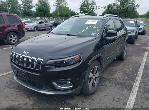 1C4PJMDX8MD148910 2021 JEEP CHEROKEE Черный Передняя левая четверть