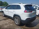 2021 Jeep Cherokee Latitude Lux 4x4 White vin: 1C4PJMMX2MD222239