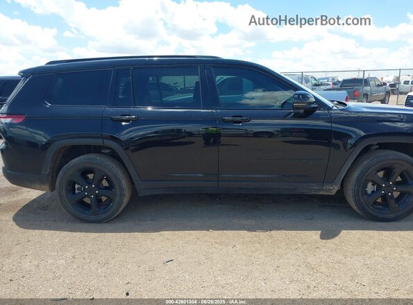 1C4RJJAG2N8589504 2022 JEEP GRAND CHEROKEE L Black უკანა სალონის ხედი