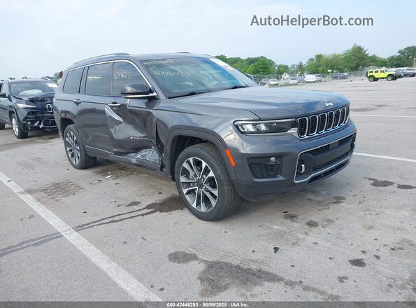1C4RJKDGXM8190758 2021 JEEP GRAND CHEROKEE L Gray Առջևի աջ