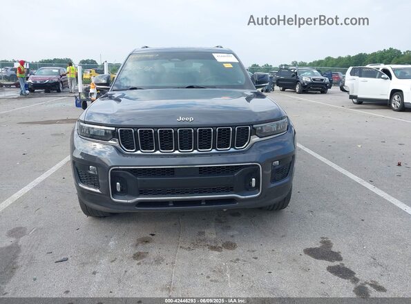 1C4RJKDGXM8190758 2021 JEEP GRAND CHEROKEE L Gray Սարքավորումների վահանակի տեսք