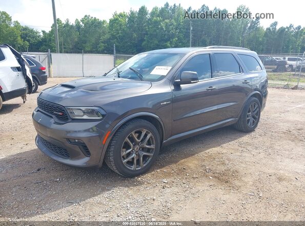 1C4SDJCT4MC642038 2021 DODGE DURANGO Серый Передняя левая четверть