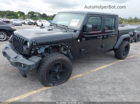 1C6HJTAG3LL202161 2020 JEEP GLADIATOR Black Передня ліва чверть