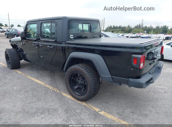 1C6HJTAG3LL202161 2020 JEEP GLADIATOR Black Задня ліва чверть
