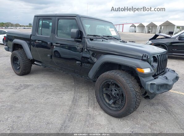 1C6HJTAG3LL202161 2020 JEEP GLADIATOR Black Передня права чверть