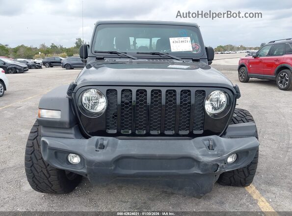 1C6HJTAG3LL202161 2020 JEEP GLADIATOR Black Вид задньої частини салону