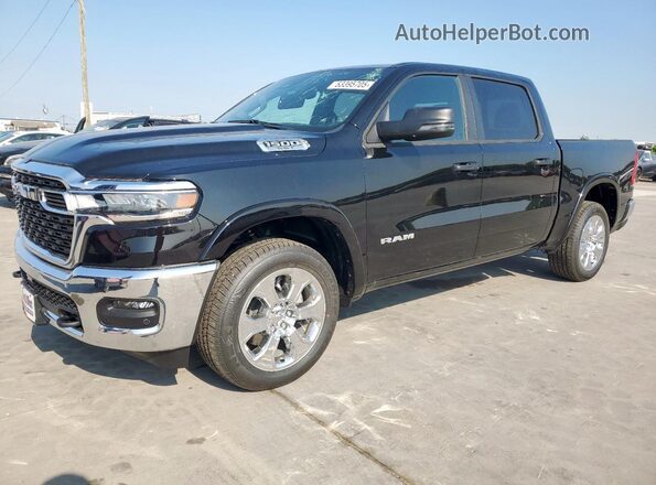 1C6SRFFP9SN698305 2025 RAM 1500 Black წინა მარცხენა ხედი სამი მეოთხედიდან